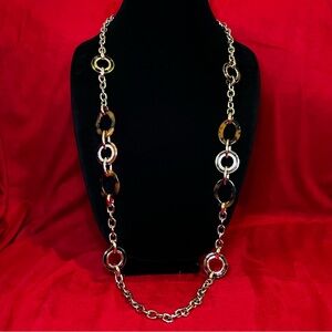 Chico's Gold Tone Chunky Necklace